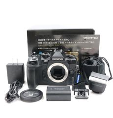 ■ 셔터 수 25744 장! 극상품 ■ OLYMPUS OM SYSTEM OM-1 바디 블랙 미러리스 일안 카메라 올림푸스