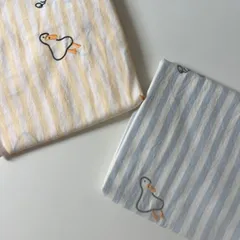 original cotton刺繍生地（アヒル・ギンガムチェック）韓国生地のサムネイル