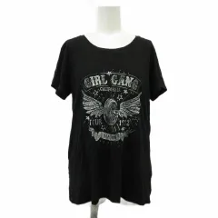 スコッチ&ソーダ SCOTCH & SODA Tシャツ 1 黒 ブラック 半袖 ラウンドネック プリント カットソー /PP ■ECE003のサムネイル