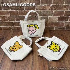【新品】スマホとお財布にちょうどいいサイズ ミニ トートバッグ オサムグッズ サガラ刺繍帆布 （1点の価格です）のサムネイル