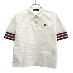 FRED PERRY フレッドペリー WOVEN POLO SHIRT 袖リブポロシャツ F8468 ホワイト 8のサムネイル