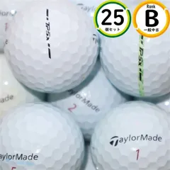 上級者向け テーラーメイド TP5X 25球 Bランク スピン性能・グリーンで止めやすい ロストボール 送料無料 ホワイトのサムネイル