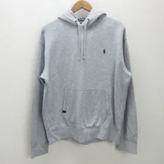 d■ラルフローレン/Polo Ralph Lauren ロゴ刺繍 プルオーバーパーカ【L】灰/MENS/16【中古】■のサムネイル