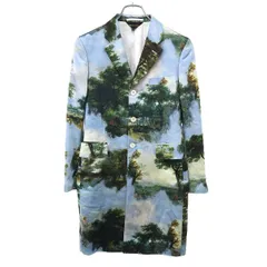 COMME des GARCONS コムデギャルソン 20SS Orlando シルクグラフィックシングルコート GE-J009 ミックスカラー XSのサムネイル
