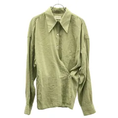 LEMAIRE ルメール 21SS ドライシルクツイストシャツ SH254 LF208 グリーン 34のサムネイル