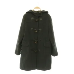 バーバリー BURBERRY ダッフルコート ロング 裏地チェック 160A グレー /MY ■OSのサムネイル