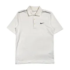 NIKE GOLF ナイキゴルフ DRI-FIT ワンポイントドライ 半袖 ポロシャツ S /ホワイト系 メンズのサムネイル