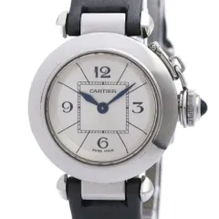 カルティエ (CARTIER) ミスパシャ ステンレススチール レザー クォーツ レディース 時計 W3140025 (外装仕上げ済み)のサムネイル