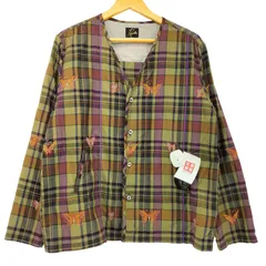ニードルズ Needles 26SS V-Neck Cardigan - Embroidered Madras Plaid レディース JPN：XS のサムネイル