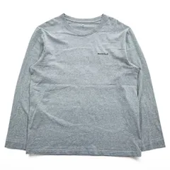 mont-bell ペアスキンコットン 長袖 ロングスリーブ Tシャツ ロンT XL グレーのサムネイル