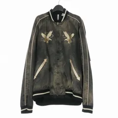 ミハラヤスヒロ MIHARA YASUHIRO 24SS SOUVENIR JACKET スーベニアジャケット スカジャン 長袖 50 ブラック 黒 J12BL041-1のサムネイル