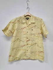 モンベル mont-bell Take Loha アロハシャツ 山柄 XL イエローのサムネイル