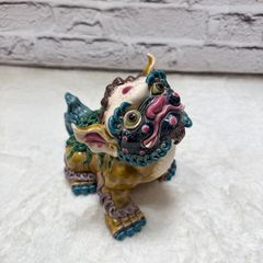 台湾 交趾焼 智盧 陶光の置物 - メルカリ