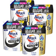 花王 アタックZERO ドラム式専用 つめかえ用 1070g 3倍濃縮 9袋 - メルカリ