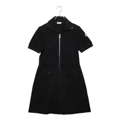 モンクレール VESTITO 半袖 ワンピース アイコンパッチ サイズS ブラック コットン レディース MONCLER【1-0281014】のサムネイル