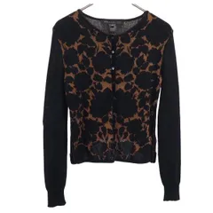 MARC BY MARC JACOBS マークバイマークジェイコブス ウールブレンド 長袖 ニット カーディガン XS ブラック系 レディース 古着のサムネイル