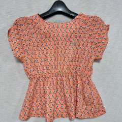新品 ベネトン 夏 ブラウス キッズ 8-9歳 0421のサムネイル