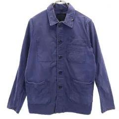 DENHAM デンハム マオ ジャケット S ネイビー ワーク MAO JACKET メンズ 古着のサムネイル