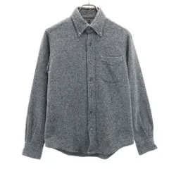 Harriss ハリス 日本製 長袖 ボタンダウンシャツ 38 グレー系 メンズ 古着のサムネイル