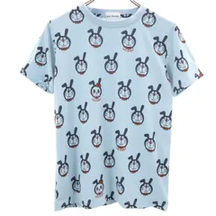 Jack Bunny!! ジャックバニー ドラえもん コラボ 総柄 半袖 Tシャツ M ブルー系 レディース 古着のサムネイル