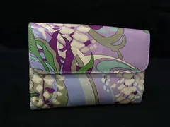 EMILIO PUCCI エミリオプッチ パテントレザー 二つ折り 財布 ウォレット 札入れ 小銭入れ レディース マルチカラー DP2972のサムネイル