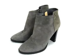 ■美品■ JIMMY CHOO ジミーチュウ スエード ショートブーツ ヒール 表記サイズ 36(約23cm) 靴 シューズ レディース グレー系 DP3056のサムネイル