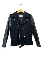 beautiful people (ビューティフルピープル) ×UNITED ARROWS（ユナイテッドアローズ）ライダース ウール レザー 1360102401 160 ネイビー レディース/199のサムネイル