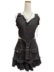 美品 オッズオネスト コスプレセット ホルターネックコルセットベスト スカート 美品 オッズオネスト コスプレセット ホルターネックコルセットベスト