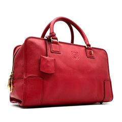 極美品 ロエベ LOEWE アマソナ 36 アナグラム ハンドバッグ 限定モデル ボストンバッグ レザー レッド 赤 大容量 夏休み 帰省 お盆 敬老の日 シルバーウィーク 秋 ハロウィン ギフト プレゼント
