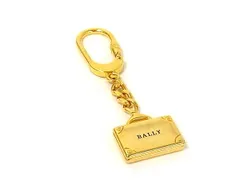 ■美品■ BALLY バリー ストラップ キーホルダー キーリング チャーム ゴールド系 DP2289のサムネイル