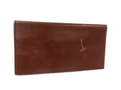 Salvatore Ferragamo フェラガモ 228739 レザー 二つ折り 長財布 ウォレット 札入れ メンズ ブラウン系 DP2008のサムネイル