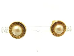 ■美品■ GIVENCHY ジバンシィ パール クリップ式 イヤリング アクセサリー レディース アイボリー系×ゴールド系 DP1702のサムネイル