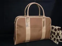 pierre cardin ピエールカルダン ナイロンキャンバス ハンドバッグ トート ショルダー 肩掛け レディース メンズ ブラウン系 DP1577のサムネイル