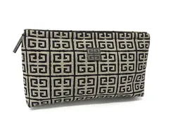 GIVENCHY ジバンシィ キャンバス 総柄 ポーチ マルチケース 小物入れ レディース  グレー系 DP1261のサムネイル