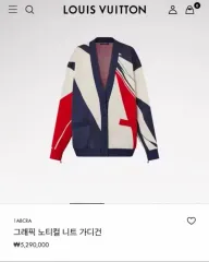 正規品 Louis Vuitton グラフィック ノルディック ニット カーディガン 105-110のサムネイル
