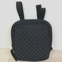 美品 PORTER/ポーター ポーチ 小物入れ ブラック メッシュ編み込み デザイン 日本製/MADE IN JAPAN[OM03612]のサムネイル