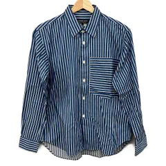 COMMEdesGARCONS HOMME DEUX(コムデギャルソンオムドゥ) 長袖シャツ サイズXS メンズ美品  - ネイビー×白 ストライプのサムネイル