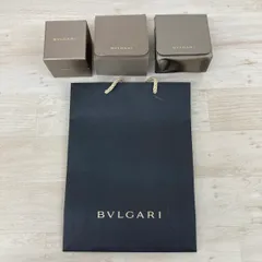現状品 まとめて4点セット BVLGARI/ブルガリ 空箱 ショッパー 保存箱 ジュエリーケース ウォッチケース 時計 クッション付[OI03977]のサムネイル