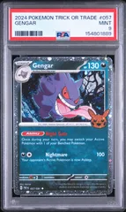 【ゲンガー U】PSA9 PAF EN 057/091 【英語版】 スカーレット&バイオレット トリックオアトレード 2024 PSA鑑定品 P0356のサムネイル