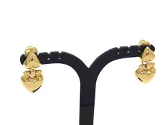 ■美品■ GIVENCHY ジバンシィ ヴィンテージ ハート クリップ式 イヤリング アクセサリー レディース ゴールド系 DN8863のサムネイル