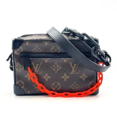 【新着】LOUIS VUITTON ミニ ソフトトランク モノグラムエクリプス モノグラムエクリプス レザー、PVC ブラウン、ブラック ショルダーバッグ ブラック M44735のサムネイル