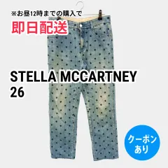 STELLA MCCARTNEY デニムパンツ 26 スカイブルー フルレングス 刺繍 その他総柄 スタンダード テーパード レギュラー ヴィンテージ レディースのサムネイル