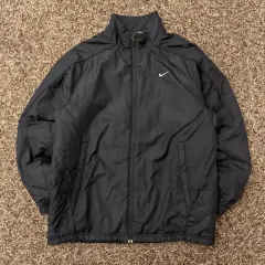 L NIKE ブラック ウィンドブレーカー ジャケットのサムネイル
