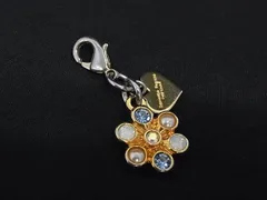 Samantha Thavasa サマンサタバサ ビジュー パール キーホルダー チャーム  レディース ゴールド系×マルチカラー DN5719のサムネイル