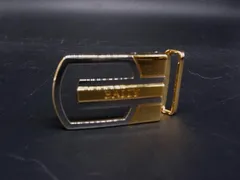 ■美品■ BALLY バリー ベルトバックル ベルト用金具 メンズ ゴールド系×シルバー系 DN2931のサムネイル