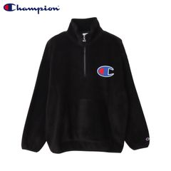 チャンピオン Champion ジャケット ハーフジップ アウター メンズ HALF ZIP JACKET C3-C615、ブルー