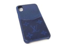 正規品】ルイヴィトン iPhone ケース カバー X / XS ネイビー - メルカリ