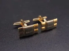 BALLY バリー カフスボタン カフリンクス アクセサリー メンズ ゴールド系×シルバー系 DM8335のサムネイル