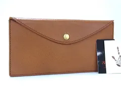 ■極美品■ PRARE プレリー レザー 二つ折り 長財布 ウォレット マルチケース 札入れ メンズ ブラウン系 BQ4260のサムネイル