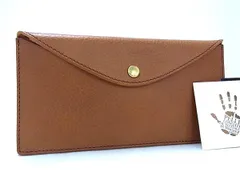 ■極美品■ PRARE プレリー レザー 二つ折り 長財布 ウォレット マルチケース 札入れ メンズ ブラウン系 BQ4253のサムネイル